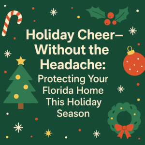 Holiday home safety tips for Florida homeowners in Orlando, Kissimmee, and Winter Park with insurance claim help from public adjusters