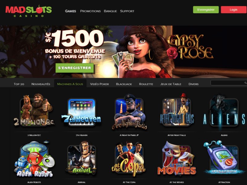Meilleur madcasino promotions à France