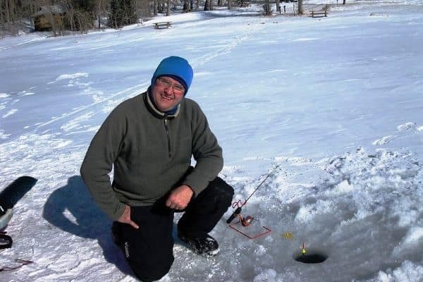 Ice fishing gambling game, ice fishing demo